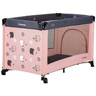 BOMIMI MELBA Travel Cot SPINE Pink - Travel Bed