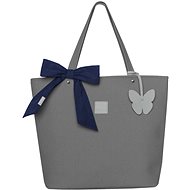 Beztroska Matylda Bag with Charcoal Ribbon - Pram Bag