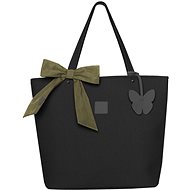 Beztroska Taška Matylda s mašlí deep black - Pram Bag