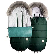 Beztroska Fusak s kožešinou 100 cm bottle green - Fusak do kočárku