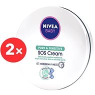 NIVEA Baby Pure&Sensitive SOS Cream 2× 150ml - Children's Body Cream