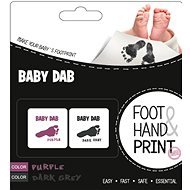 Baby Dab Color for Children's Prints - Purple, Grey - Print Set