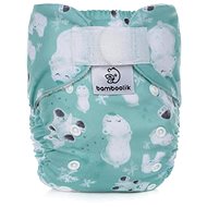 Bamboolik AIO Duo Fleece - Polar Bears - Nappies
