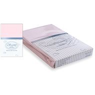 SCAMP rózsaszín pamut ágynemű - Kiságy lepedő