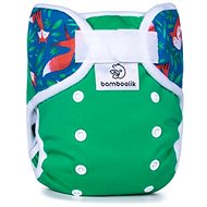Bamboolik Forest Green Duo Training Pants + Foxes - Nappies
