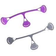 Bamboolik Snappi Clip 2 Pcs (Purple + Grey) - Diaper Pins