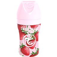 TWISTSHAKE Anti-Colic stainless steel 260ml (size M) Strawberry - Baby Bottle