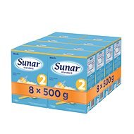 Sunar Standard 2, 8× 500 g - Dojčenské mlieko