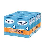 Sunar Standard 4, 8× 500 g - Dojčenské mlieko