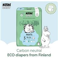 Muumi Baby Pants Maxi+ size 5 (114 pcs) - Eco-Frendly Nappy Pants