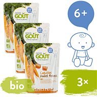 Good Gout BIO Carrot with Farm Chicken 3 × 190g - Baby Food