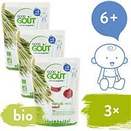 Good Gout BIO Green Beans with Beef 3 × 190g - Baby Food