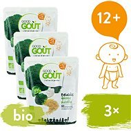Good Gout BIO Quinoa with Broccoli and Ricotta 3 × 220g - Baby Food