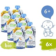 Good Gout Organic Pear Yogurt with Blueberries 6× 90g - Baby Food