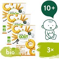 Good Gout BIO Vanilkové kolieska 3× 80 g - Sušienky pre deti