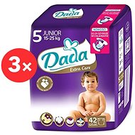 DADA Extra Care Junior 5, 3 × 42 pcs - Baby Nappies