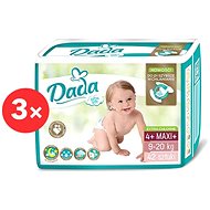 DADA Extra Soft MAXi 4+, 3× 42 p - Baby Nappies