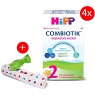 HiPP Bio Combiotik MKV 2 (4 x 600 g) + diaper + peg - Baby Formula