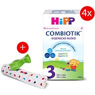 HiPP Combiotik MKV 3 (4 x 600 g) + diaper + peg - Baby Formula