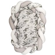 Bomimi Nest Cop 2in1 Flowers, white-grey - Baby Nest