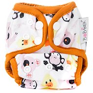 Bobánek Newborn extra soft top panties with snaps - Animals - Nappies