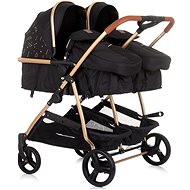 CHIPOLINO Stroller for twins/preemies - Duo Smart Ebony - Baby Buggy