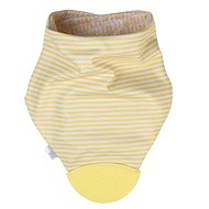 Saro Baby double-sided teether with teether Yellow - Bib