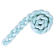 Saro Baby Braided Crib Mantle Mint - Crib Bumper