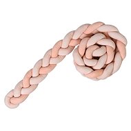 Saro Baby Braided Crib Mantle Salmon - Crib Bumper