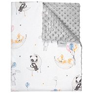 Dětská oboustranná minky deka Bobo 75 × 100 cm - Deka