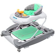 Baby walker with swing and silicone wheels mint - Baby Walker