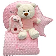 BEBEDEPARIS Výbavička Klidný spánek - růžová - Baby Health Check Kit