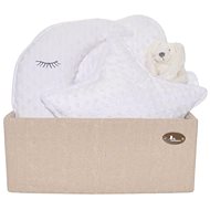 BEBEDEPARIS Dárkový koš Hvězdný spánek - béžový - Baby Health Check Kit