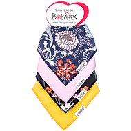Bobánek Set of droolers 4 pcs Flowers - Bib