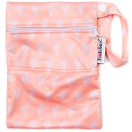 Bobánek Waterproof bag mini Pink with hearts - Nappy Bags