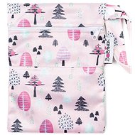 Bobánek Waterproof bag mini Pink forest - Nappy Bags