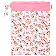 Bobánek Waterproof bag normal Pink animals - Nappy Bags