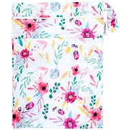 Bobánek Waterproof bag normal Pink flowers - Nappy Bags