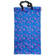 Bobánek Waterproof bag large Blue flowers - Nappy Bags