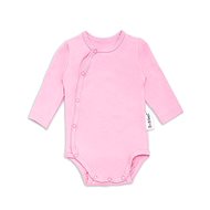 Bobánek Wrap body long sleeve Pink 62 - Bodysuit for Babies