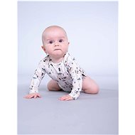 Bobánek Long sleeve body Bear and hedgehog - Bodysuit for Babies