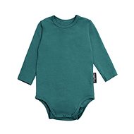 Long sleeve body Dark green 68 - Bodysuit for Babies
