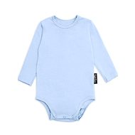 Long sleeve body Light blue 68 - Bodysuit for Babies