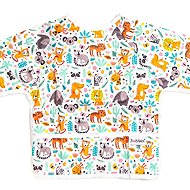 Bobánek Bib long sleeve, Jungle - Bib