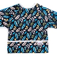 Bobánek Long sleeve bib, Night feathers - Bib