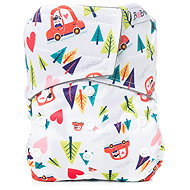 Bobánek AIO plena Premium suchý zip, Autíčko - Nappies