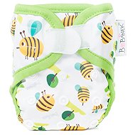Bobánek newborn hook & loop wrap, Bees - Nappies
