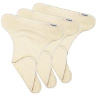 Bamboolik Biocotton Shaped Insertable Diaper with Pocket 3 Pcs - Cloth Nappies