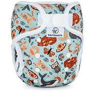 Bamboolik DUO Pocket nappy with insert - celestial animals, velcro - Nappies