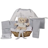 Lovely gift basket - grey - Baby Health Check Kit